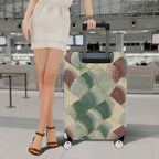 1-Piece Abstract Geometric Colorful Modern Stylish Elegant  Suitcase Luggage Cover, Stretch Protective Sleeve