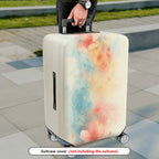 1-Piece Floral Abstract Watercolor Art Travel  Suitcase Luggage Cover, Stretch Protective Sleeve